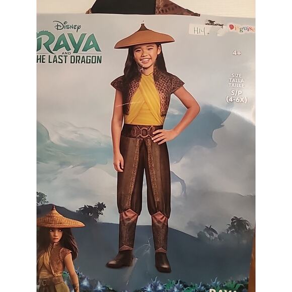 Disney Raya And The Last Dragon Halloween Child Costume Size Small 4-6X NEW - Picture 1 of 5